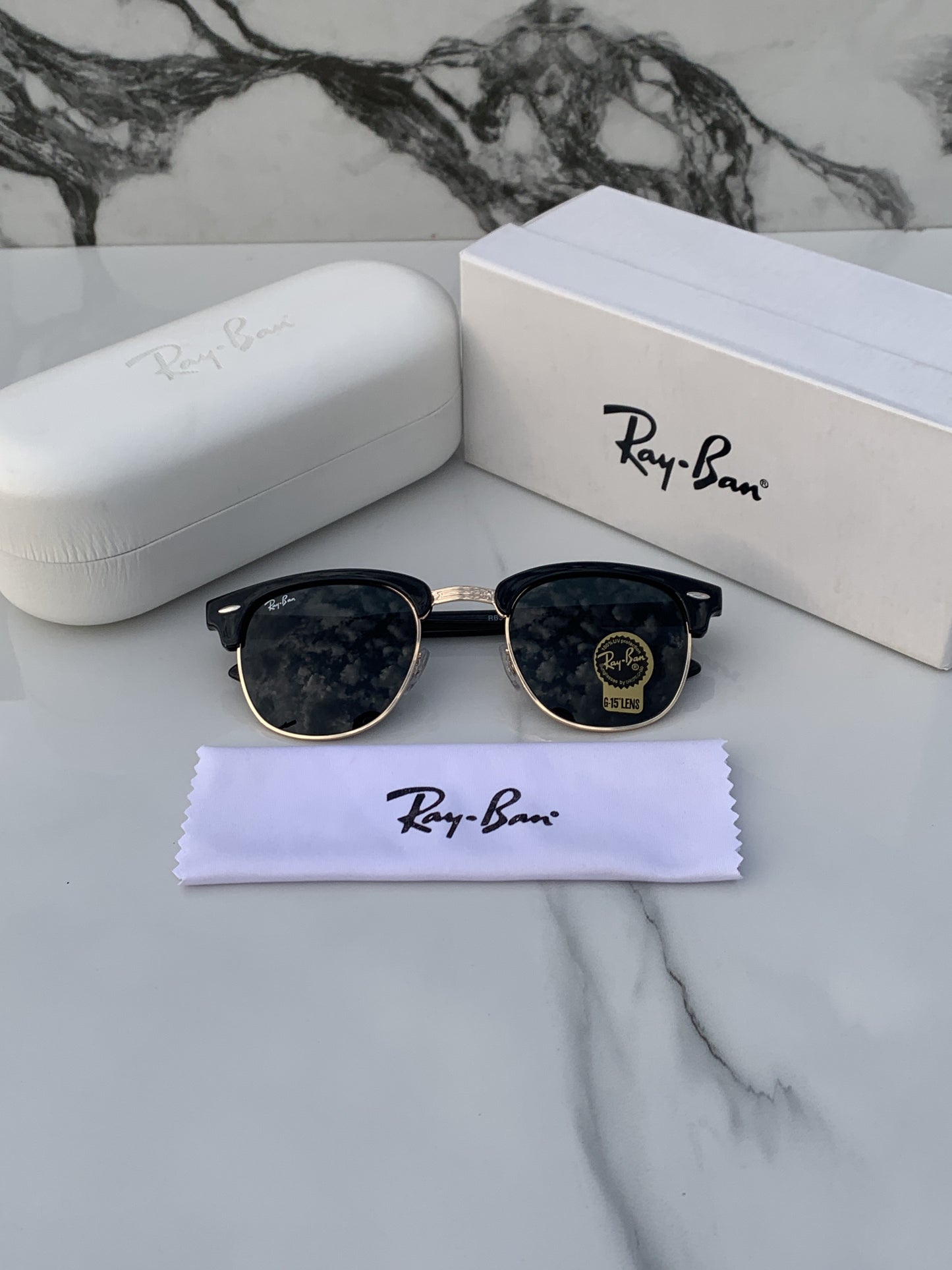 Rayban 3016 Black Gold Unisex