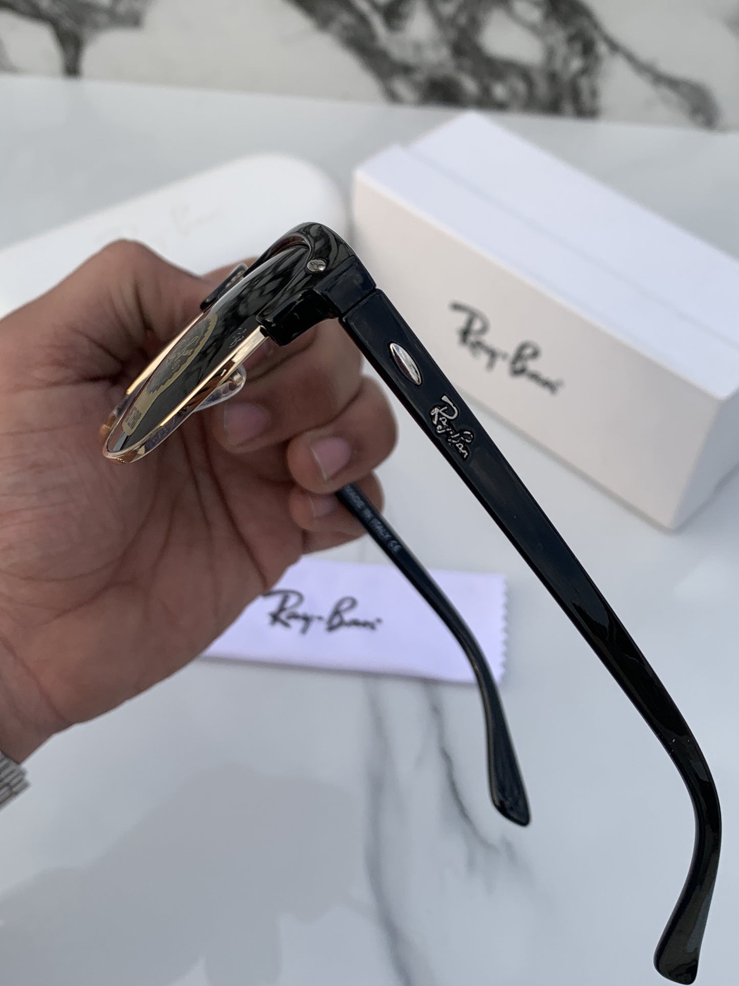 Rayban 3016 Black Gold Unisex