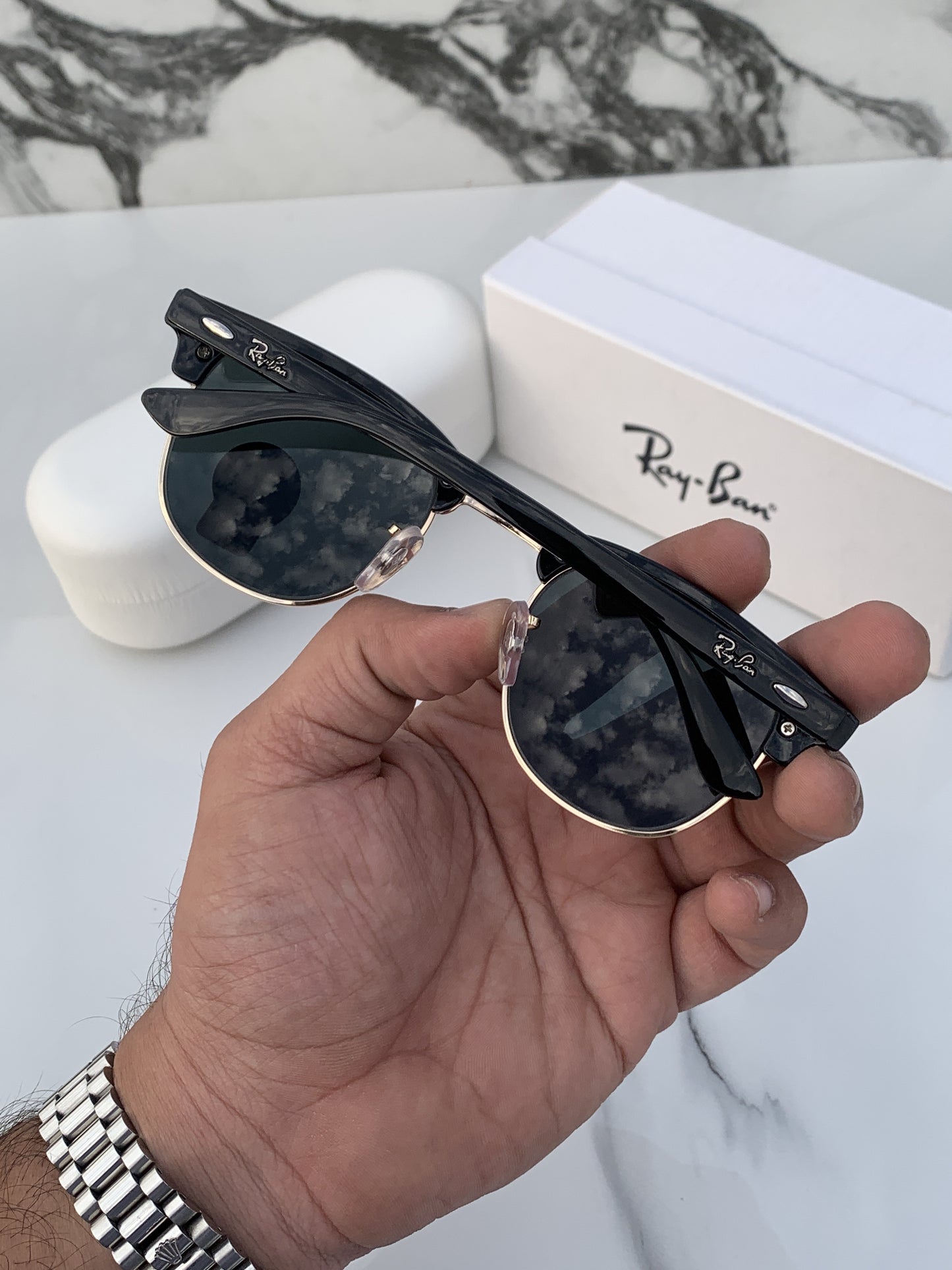 Rayban 3016 Black Gold Unisex