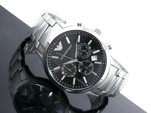 Emporio Armani Classic Chronograph Analog Black Dial Men's Watch