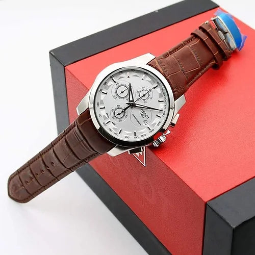 Tissot 1853 Chronograph Brown Leather Men's Watch