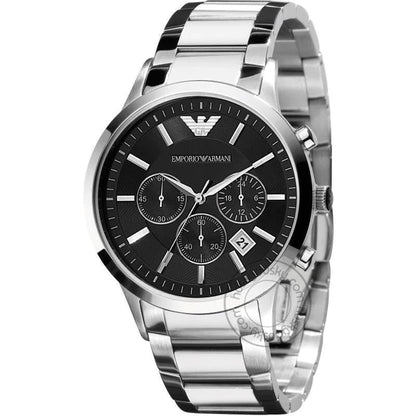 Emporio Armani Classic Chronograph Analog Black Dial Men's Watch