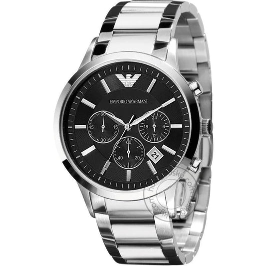 Emporio Armani Classic Chronograph Analog Black Dial Men's Watch
