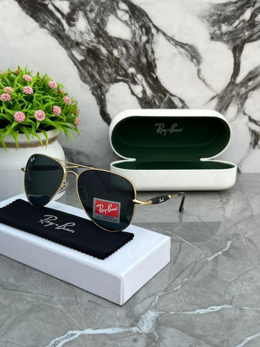 Rayban 3517 Gold & Black Unisex