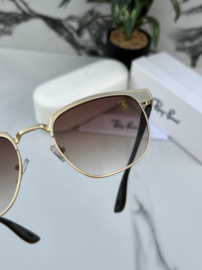 Rayban 03 Gold & Brown Unisex