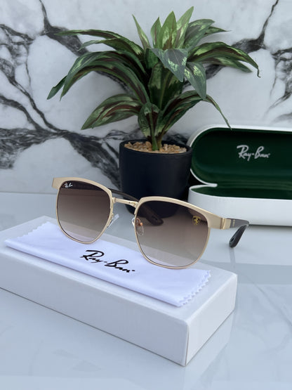 Rayban 03 Gold & Brown Unisex