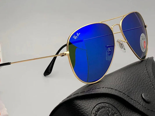 Rayban 3026 Blue & Gold