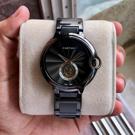 CARTIER BALLON MAN BALCK WATCH