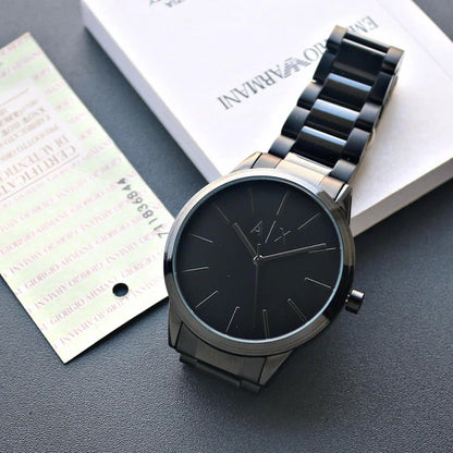 Armani Exchange Z-Black Series Full Black Mens Wartch