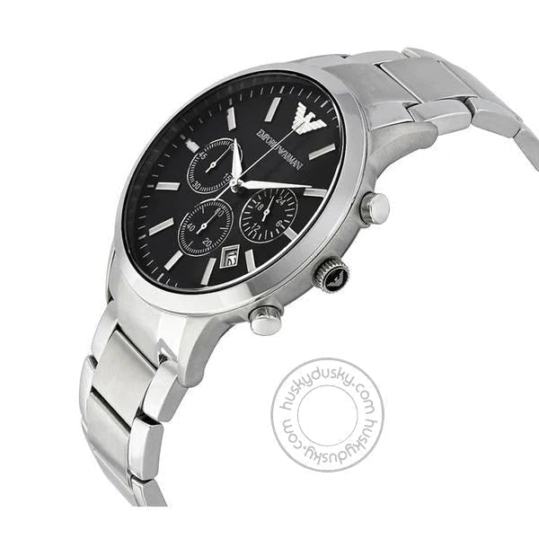 Emporio Armani Classic Chronograph Analog Black Dial Men's Watch