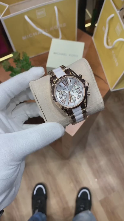 Michael Kors | WM05| White Women's Watch | 1:1 Quality